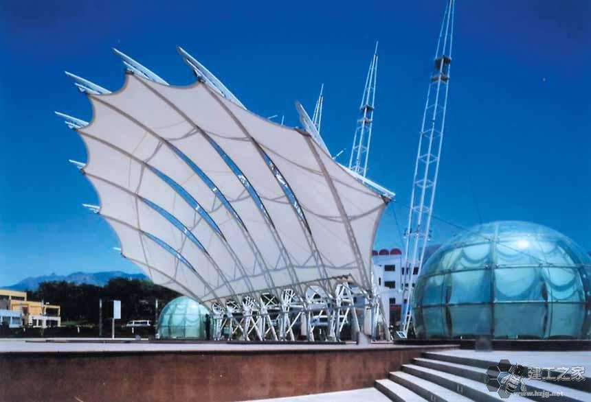 韶山车棚膜结构网架